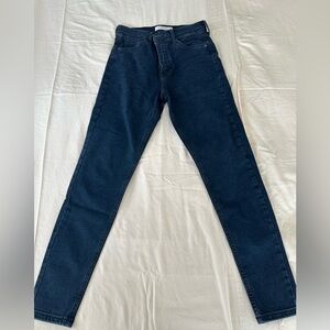 Topshop Jamie Women's Dark Blue Skinny Jeans